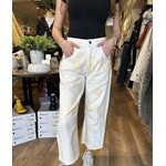 Printed Denim Pants,