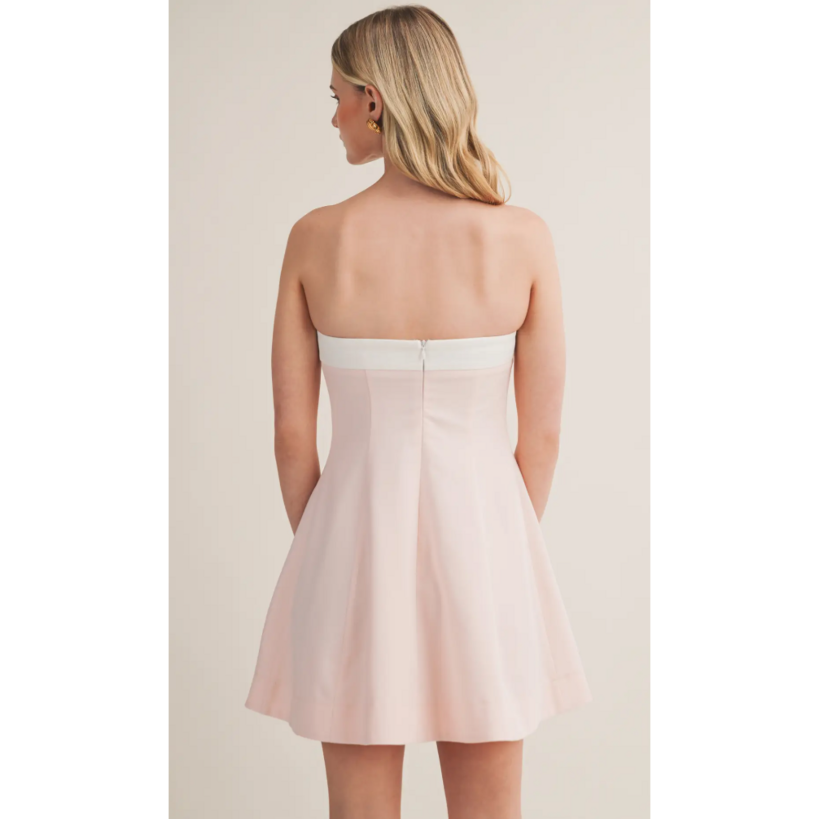 Strapless Midi Dress