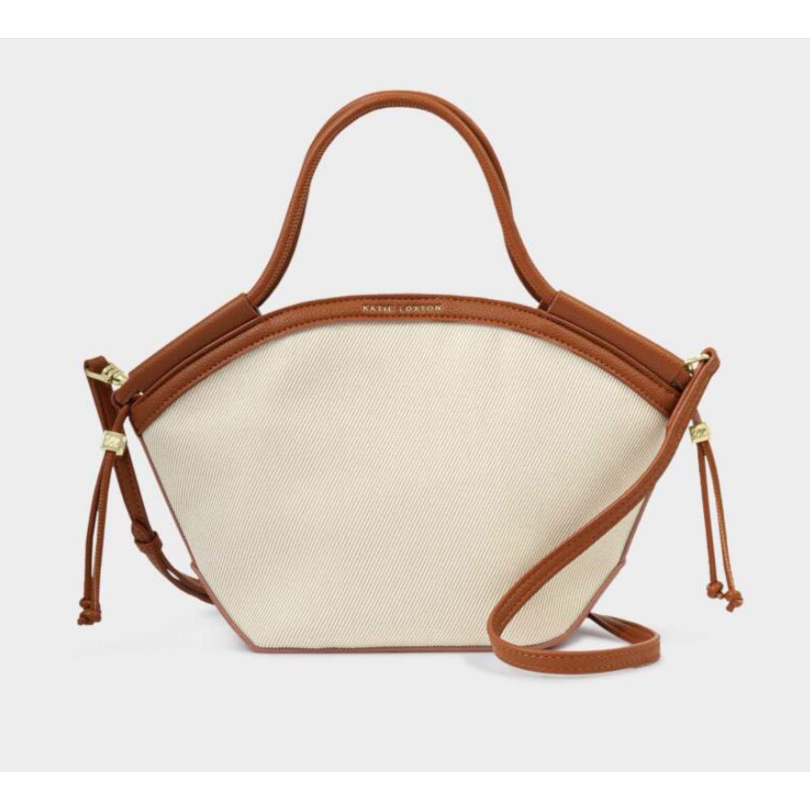 Katie Loxton Florence Mini Tote Bag, canvas/cognac