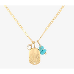Allegra Charm Necklace, gold