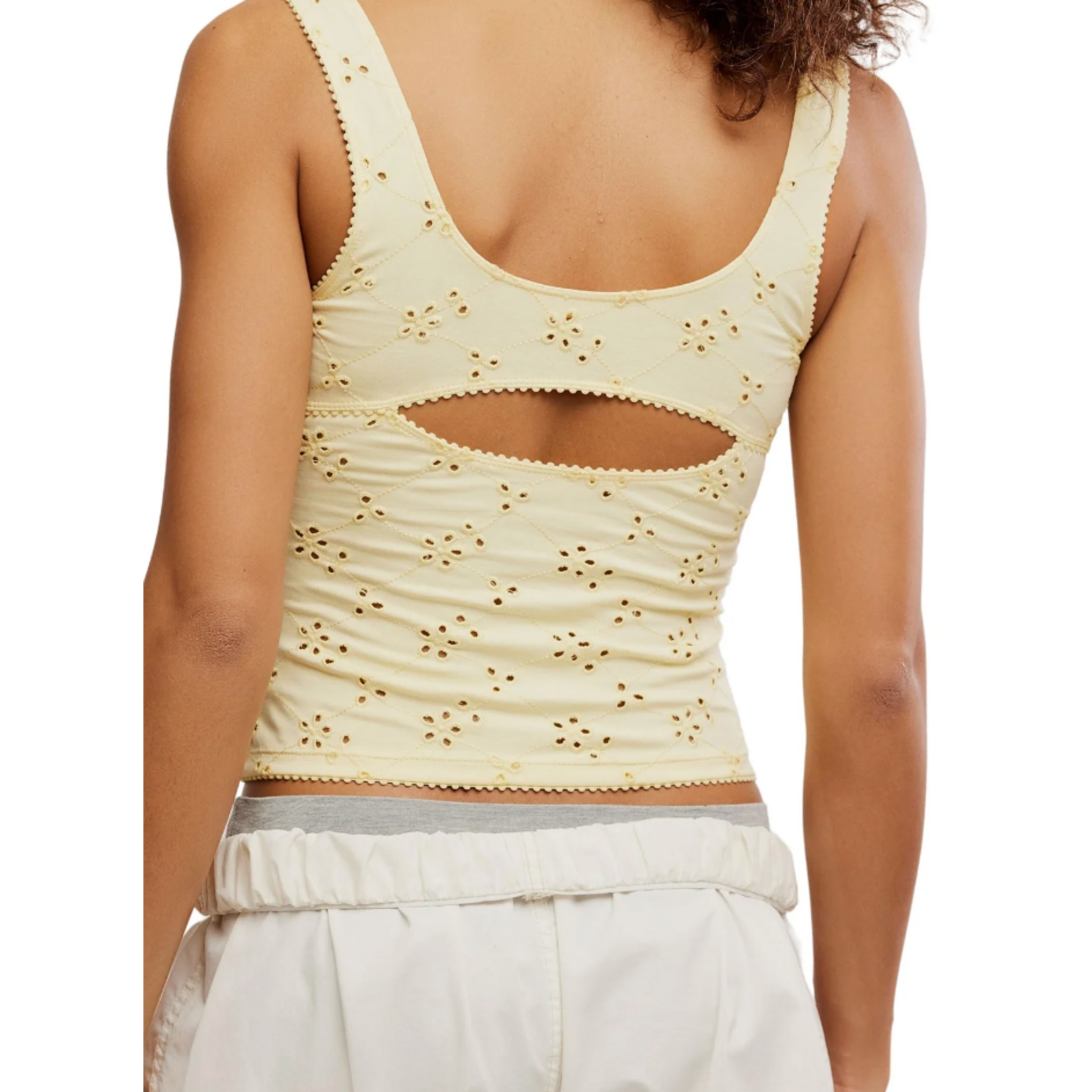 Free People Full Bloom Eyelet Cami,
