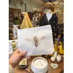 French Graffiti Cosmetic Bag, Vintage Bee