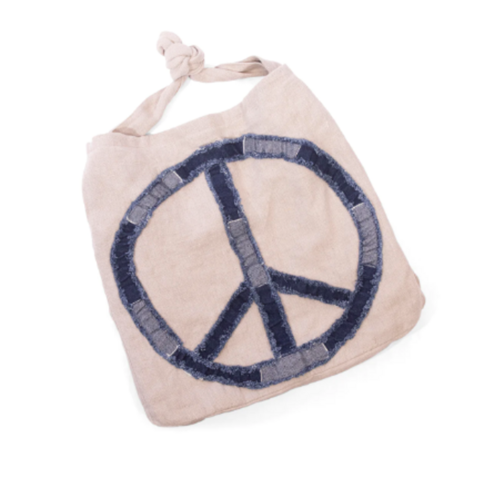 Sugarboo & Co Messenger Bag, Stitched Peace Sign