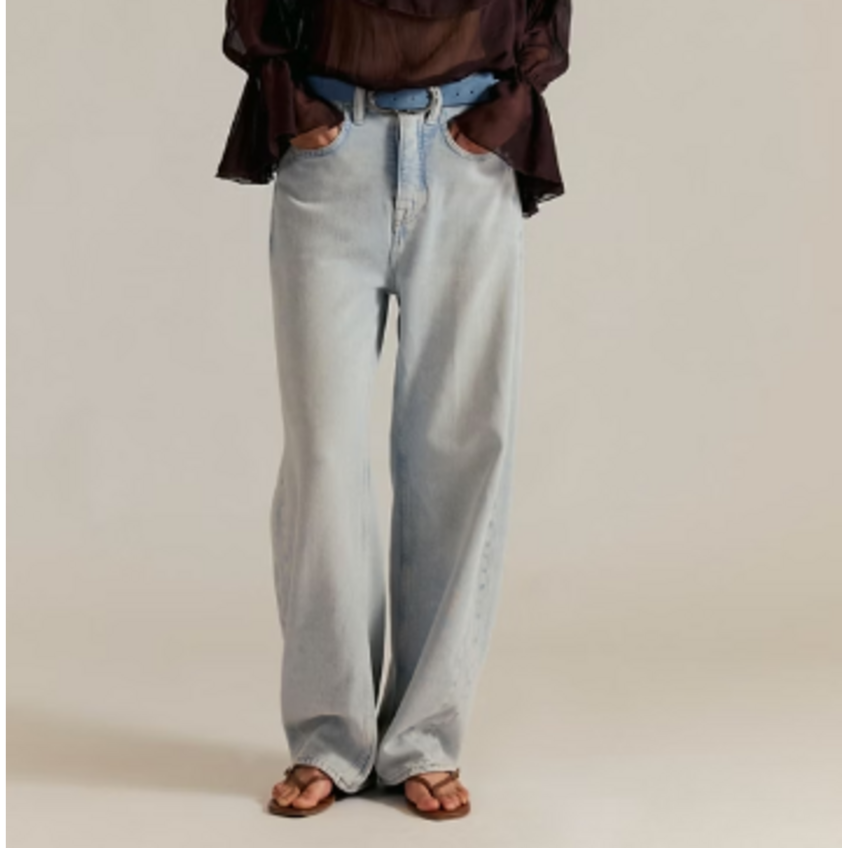 Free People  Truro Baggy Puddle Jean,