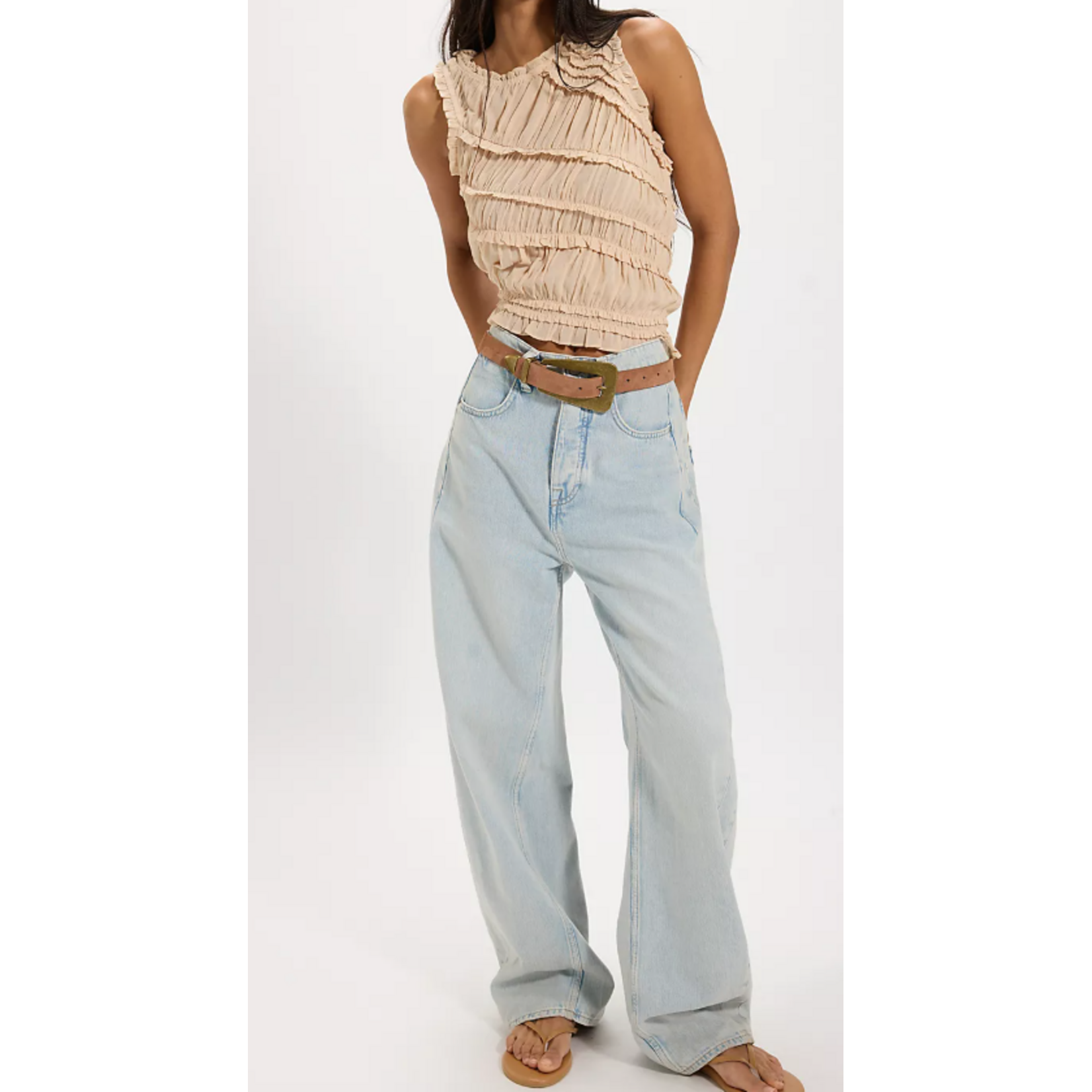 Free People  Truro Baggy Puddle Jean,