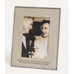 Sugarboo & Co Vertical Glass Linen Frame, And Hand In Hand