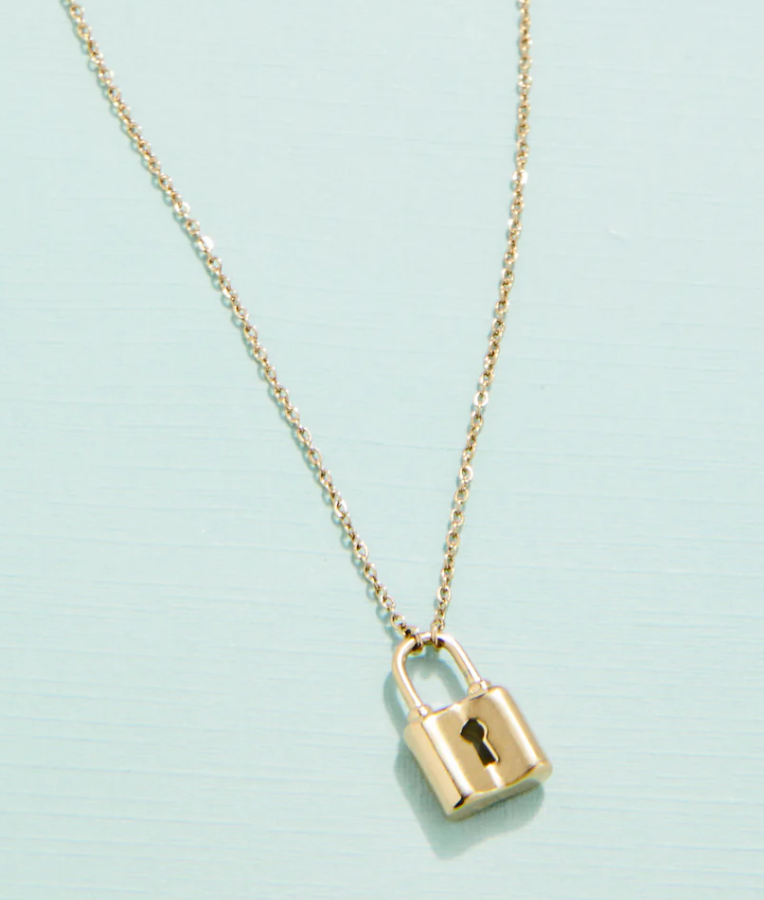 SP Padlock Necklace, 16