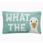 Peking Handicraft What The Duck Hook Pillow, 9 x 16