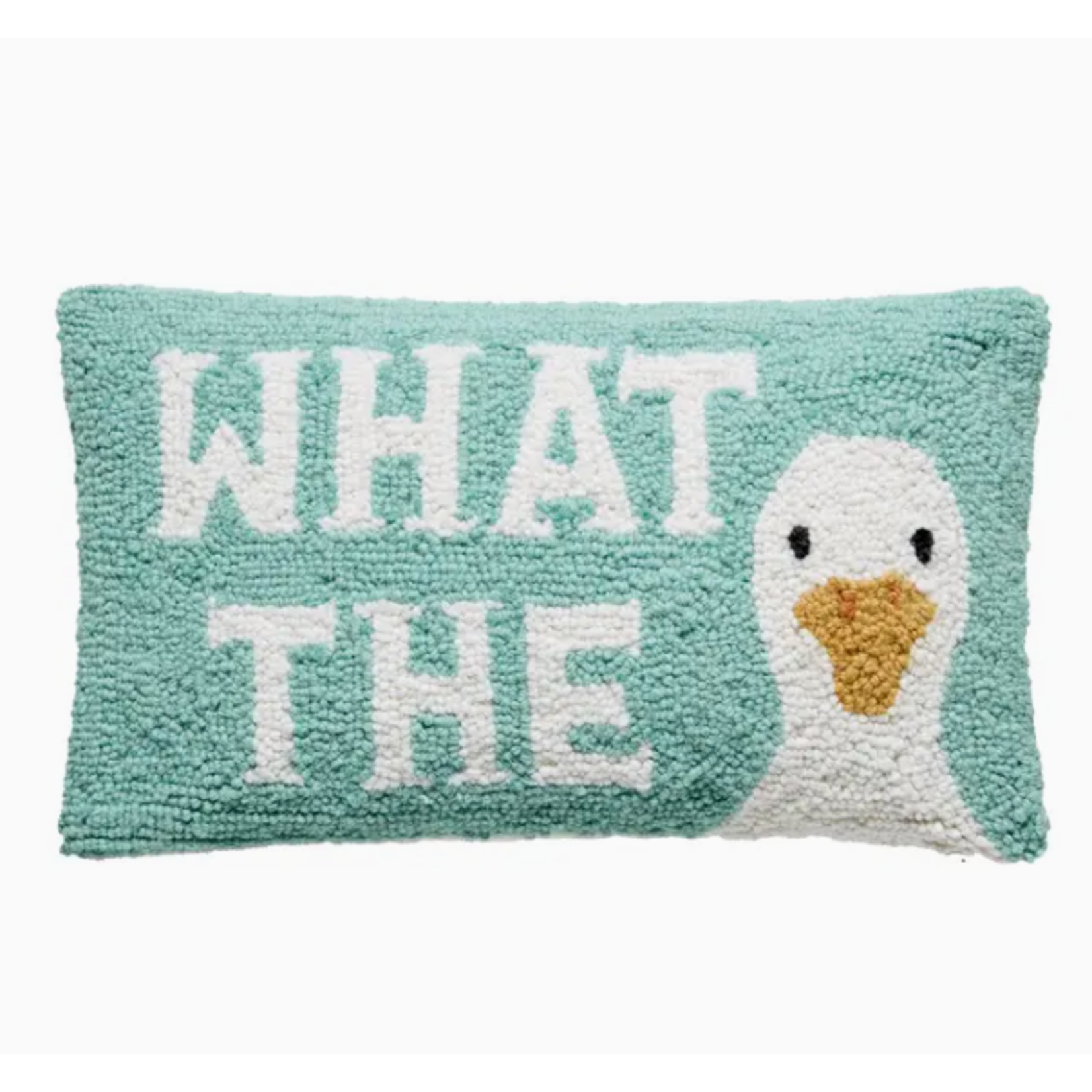 Peking Handicraft What The Duck Hook Pillow, 9 x 16