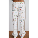 Golf Print Wide Leg Pants