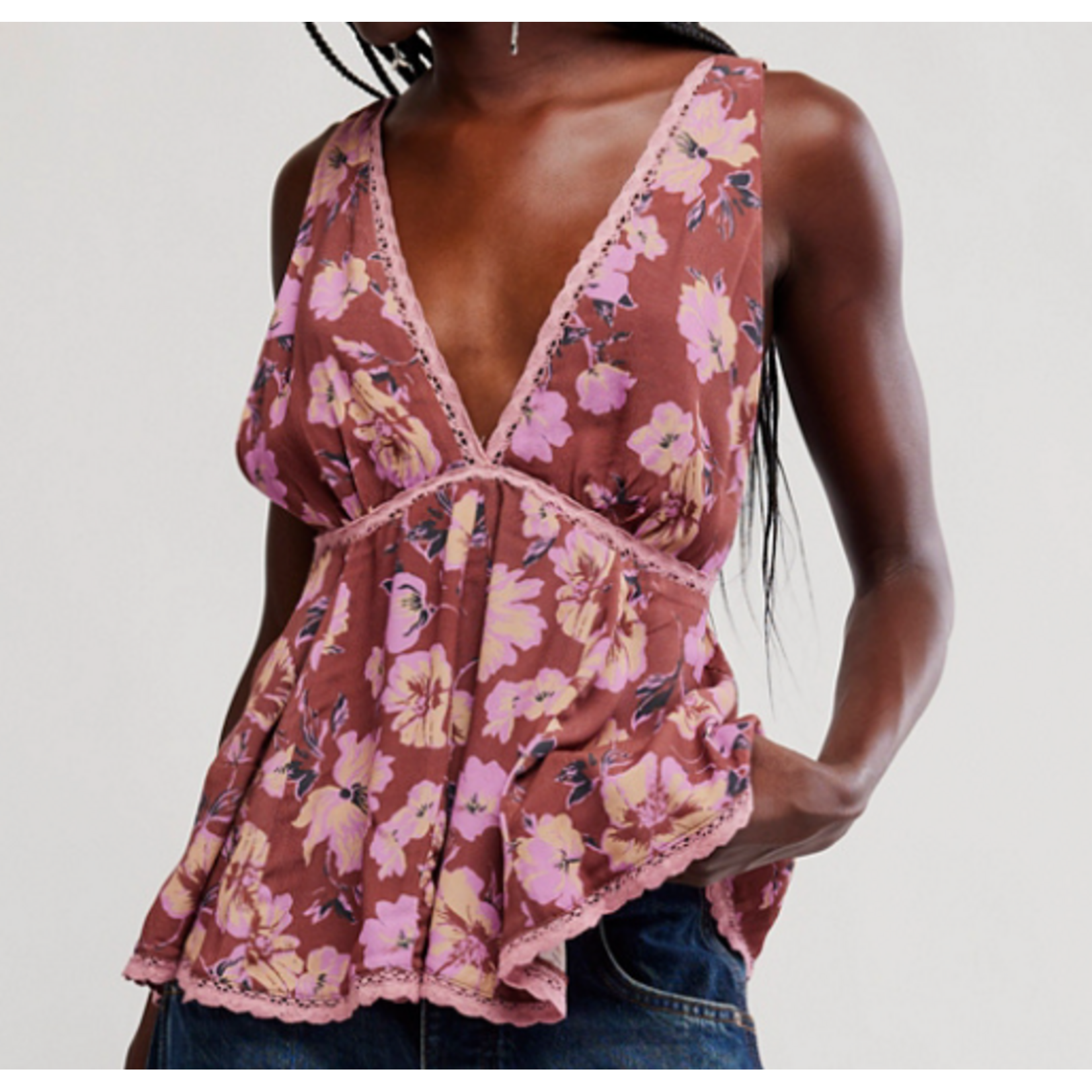 Free People Rome Printed Tank