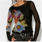 Free People Lilly Printed Longsleeve