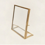 Sugarboo & Co Brass Standing Frame, 3" x 3" Square