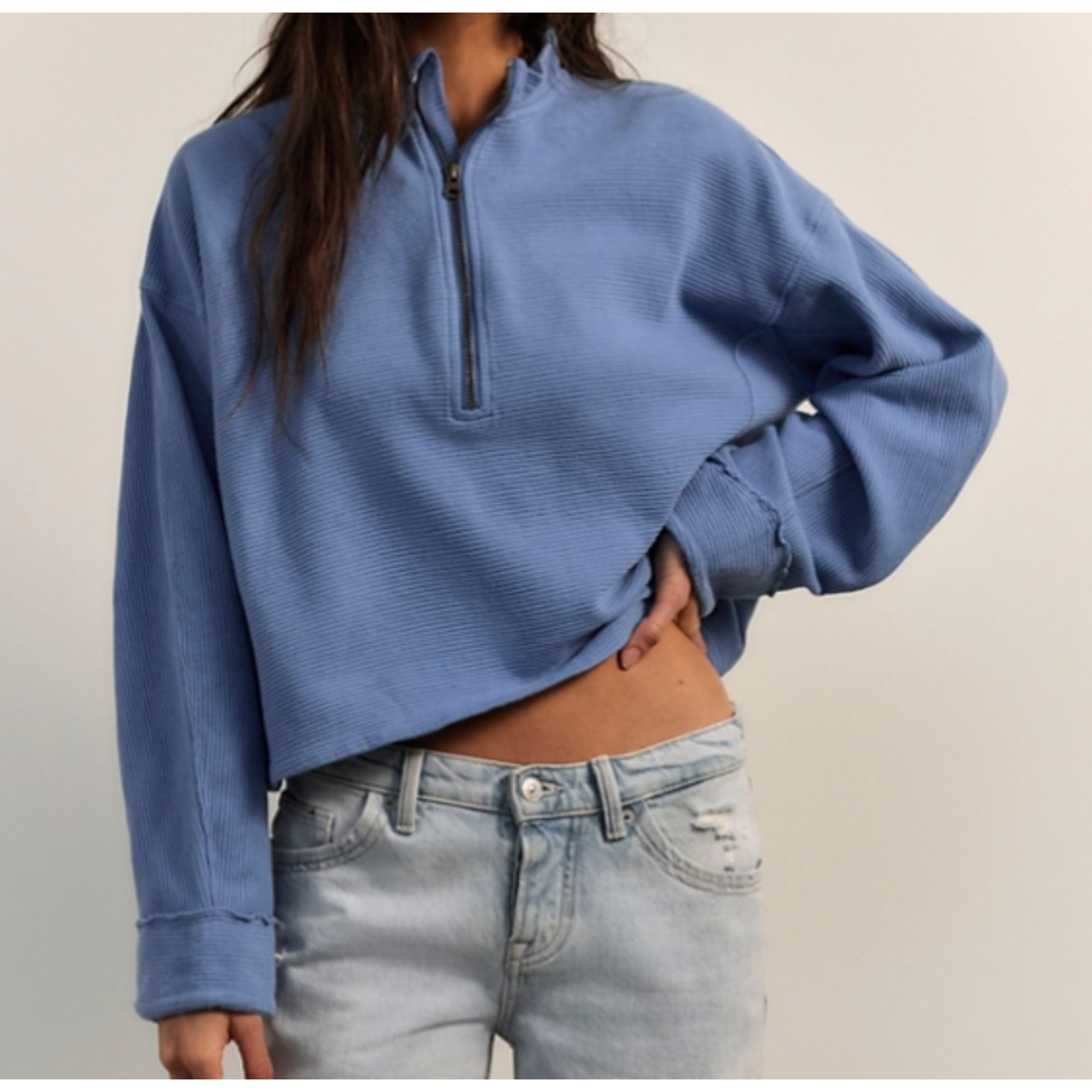 Free People Celeste Quarterzip