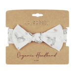 Baby Elephant Organic Smocked Headband, 0-12 months