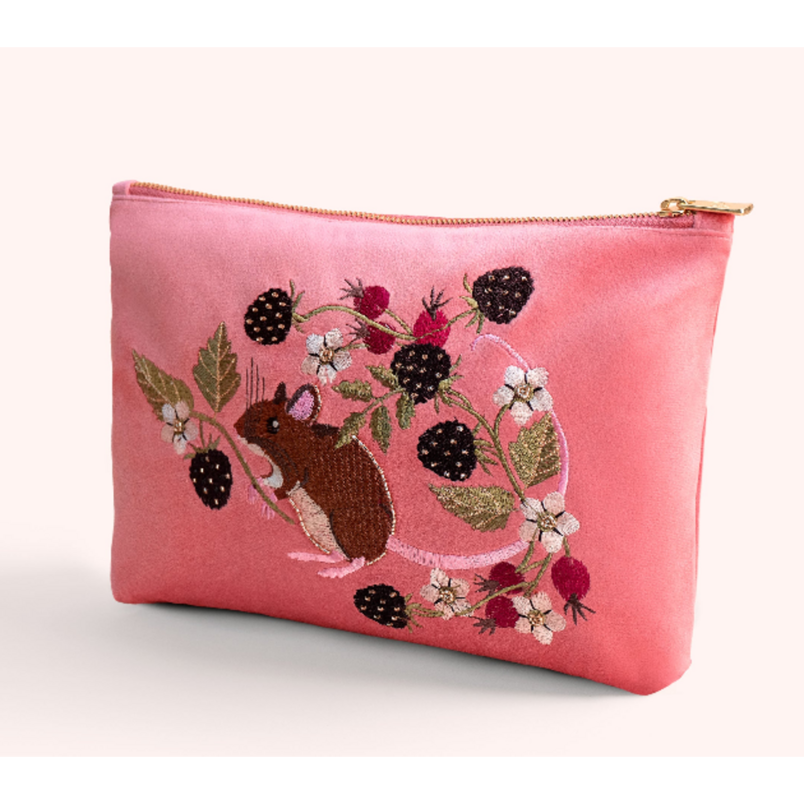 Velvet Zip Mouse Pouch