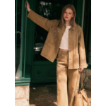 Miou Muse Oversized Embroidered Button Front Jacket