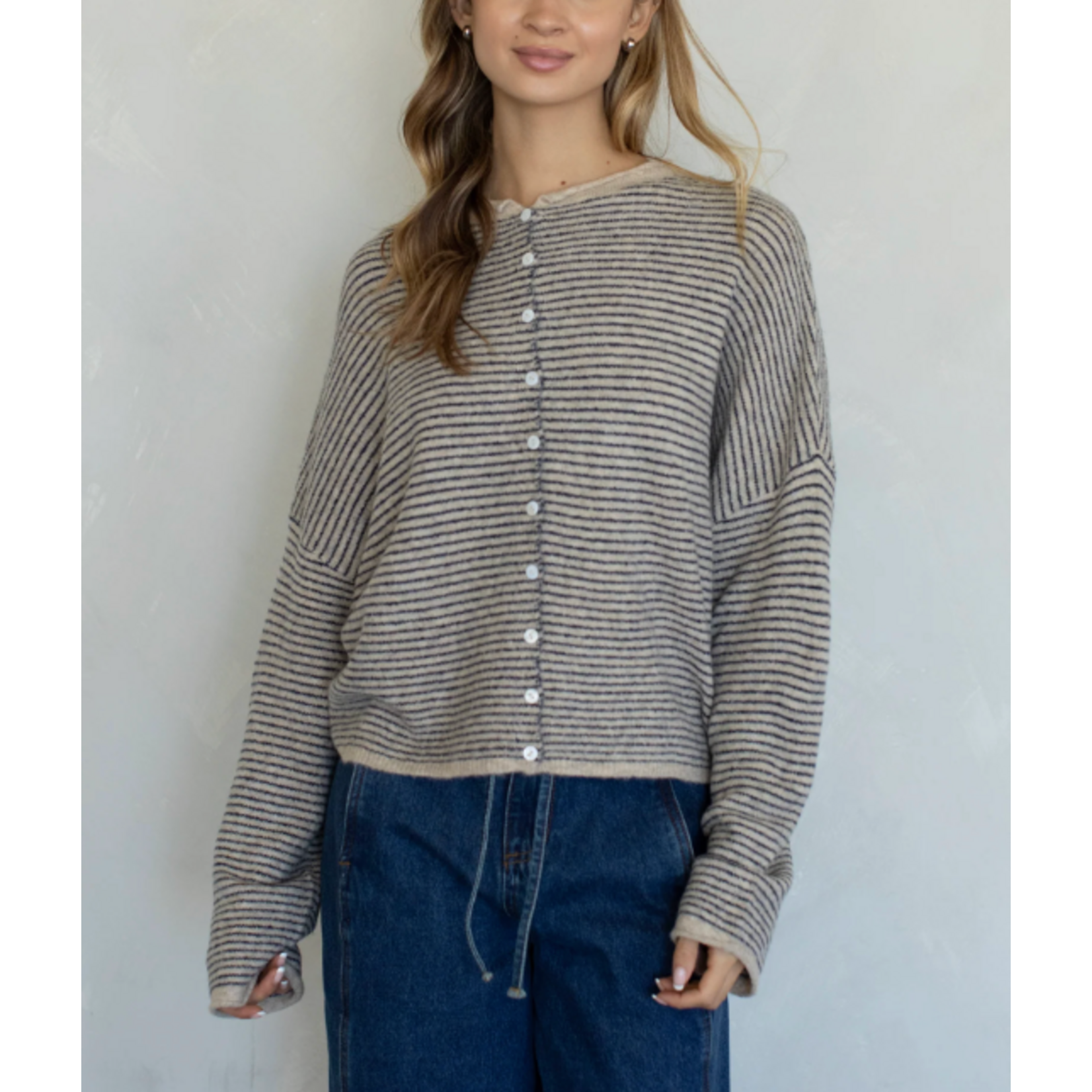 Things Between Piper Pin Stripe Cardigan
