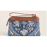 Emma Wristlet, Serpentine Blue