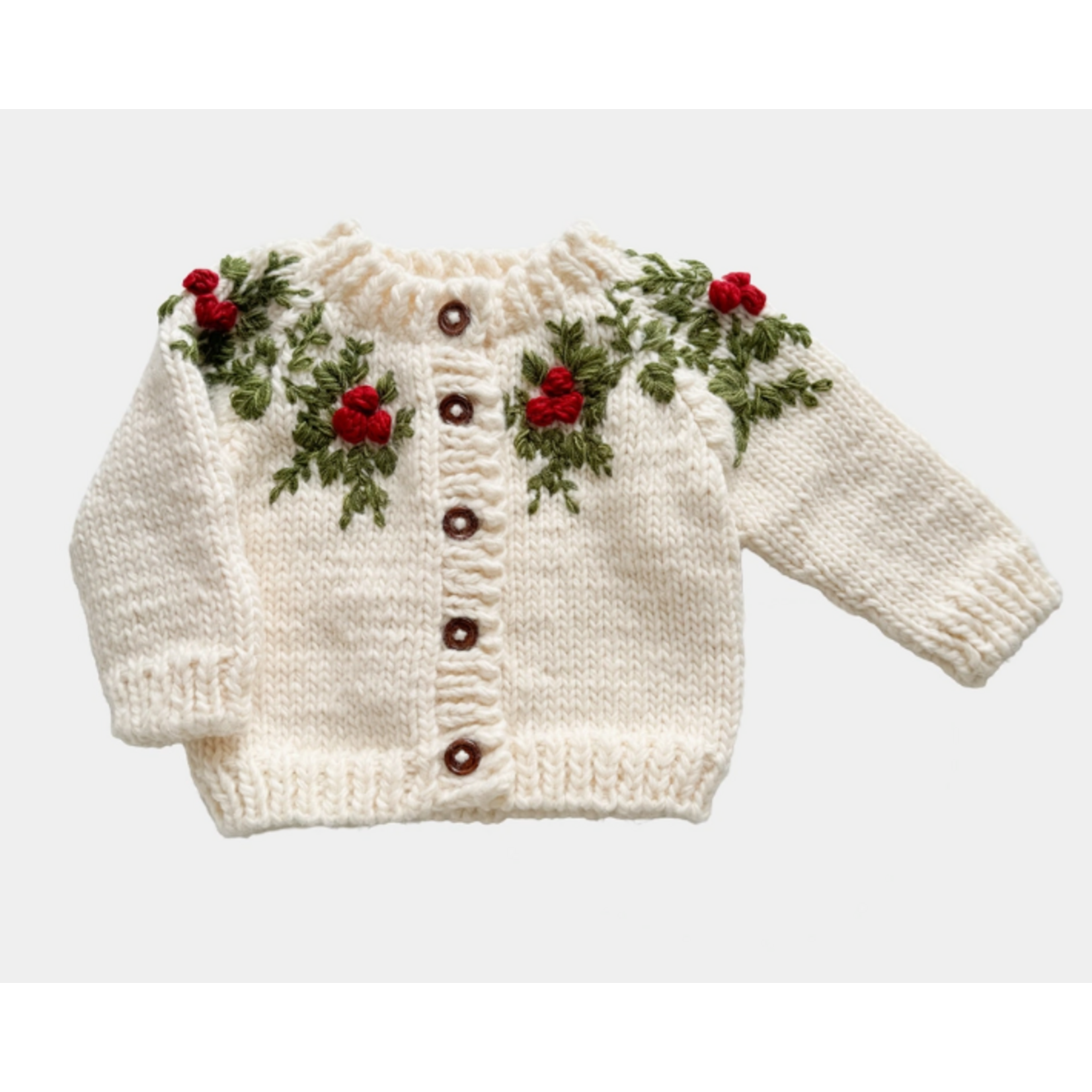 The Blueberry Hill Holly Cardigan, 6-12 mo