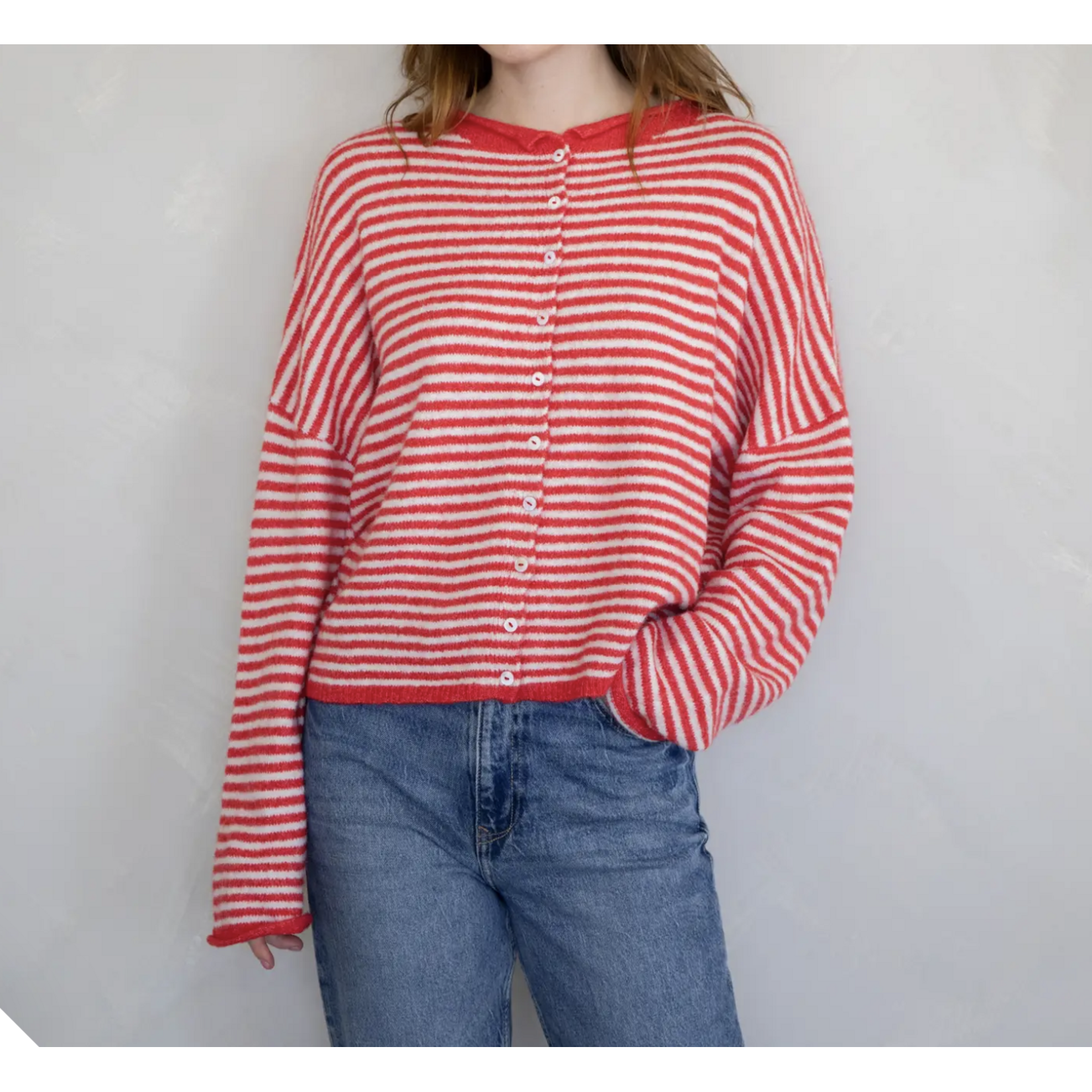 Things Between Mini Stripe Piper Cardigan