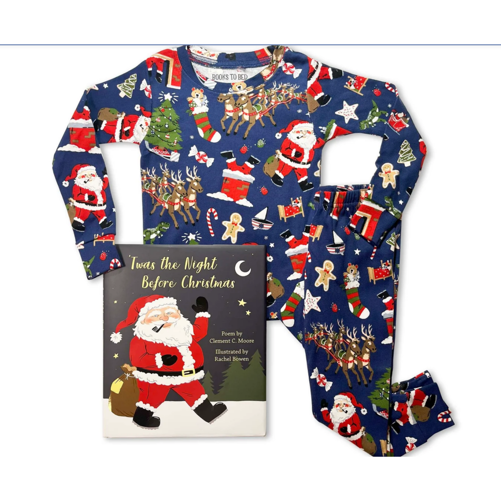 Books to Bed Pajama and Book Set