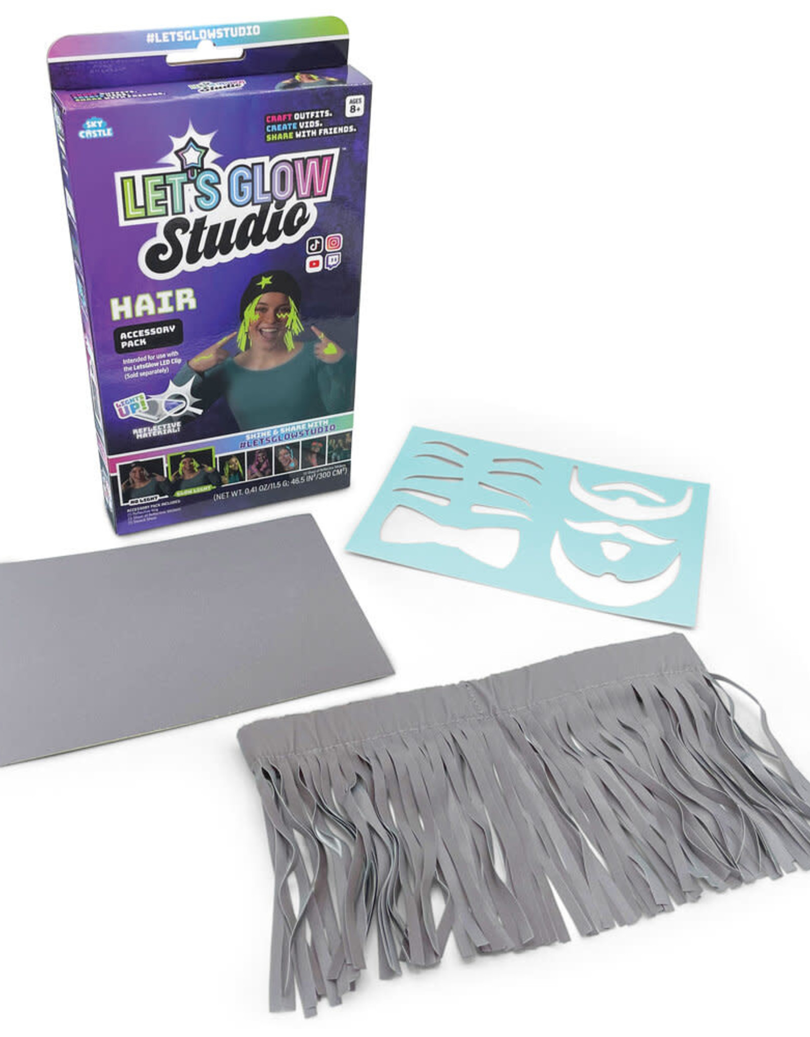 LICENSE 2 PLAY TOYS LETS GLOW STUDIO HAIR (NON-RETURNABLE)