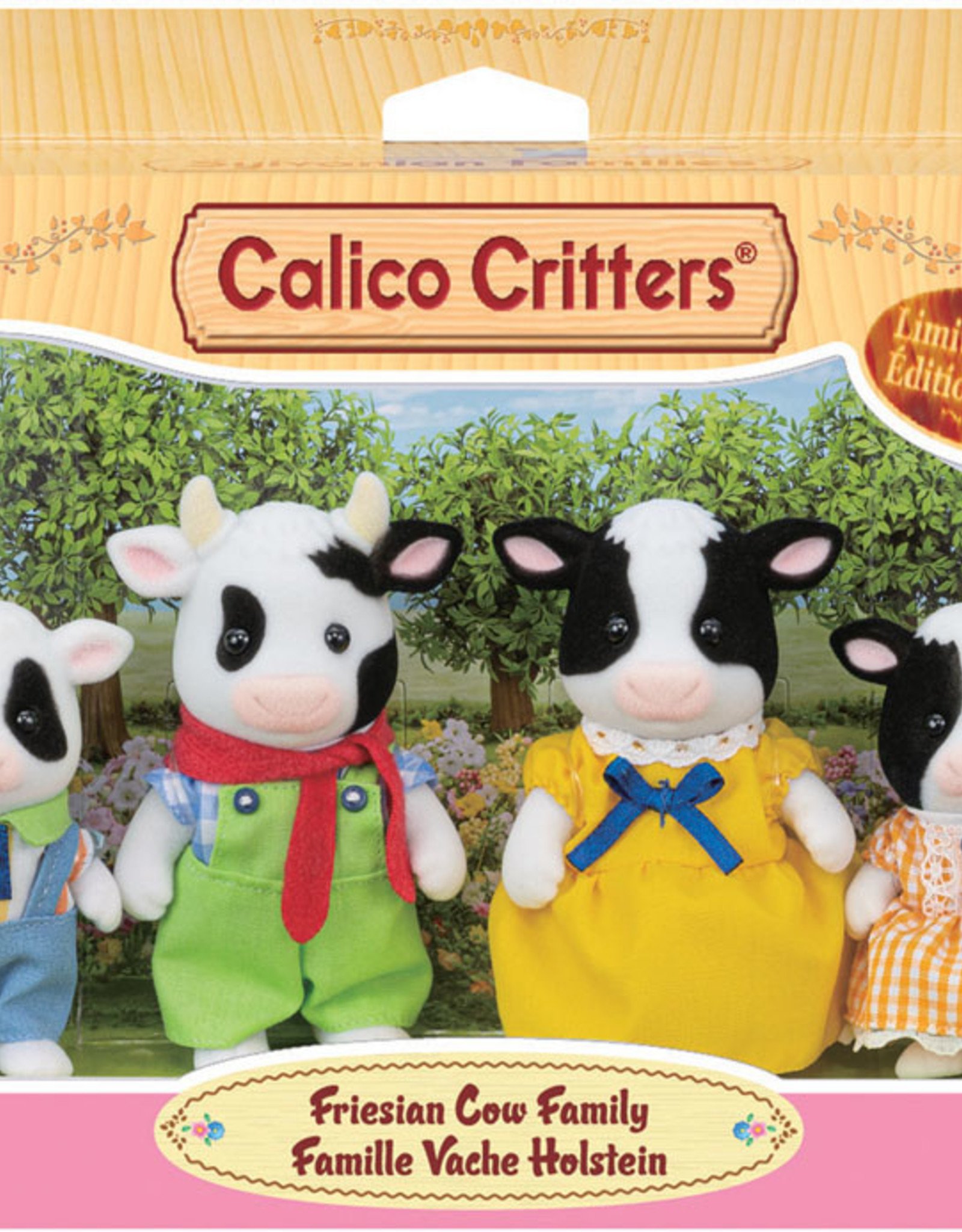INTERNATIONAL PLAYTHINGS EPOCH FRIESIAN COW FAMILY LIMITED EDITION