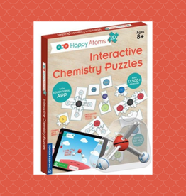 THAMES & KOSMOS HAPPY ATOMS 2D INTERACTIVE CHEMISTRY PUZZLES }{