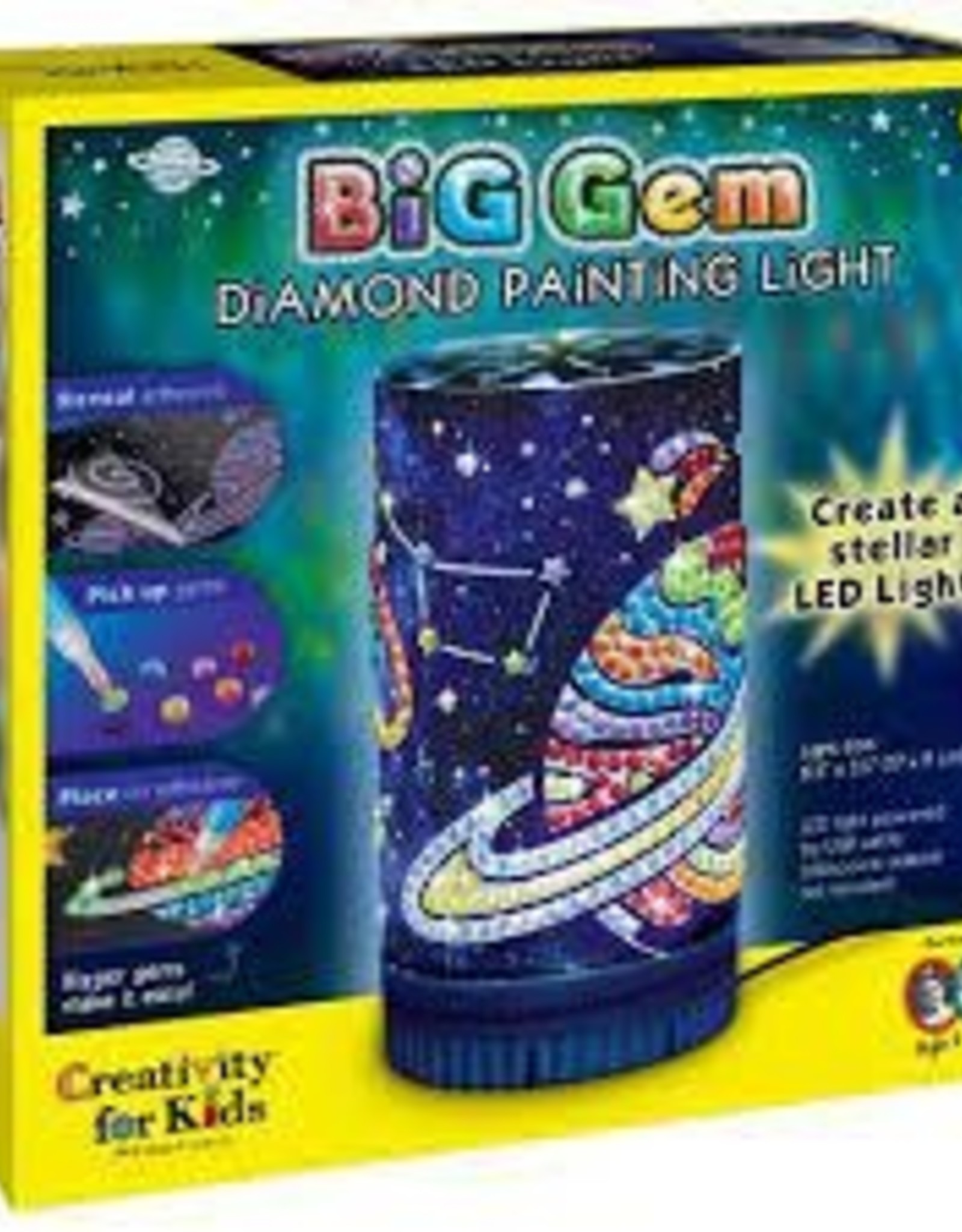 CREATIVITY FOR KIDS LIGHT BIG GEM diamond painting