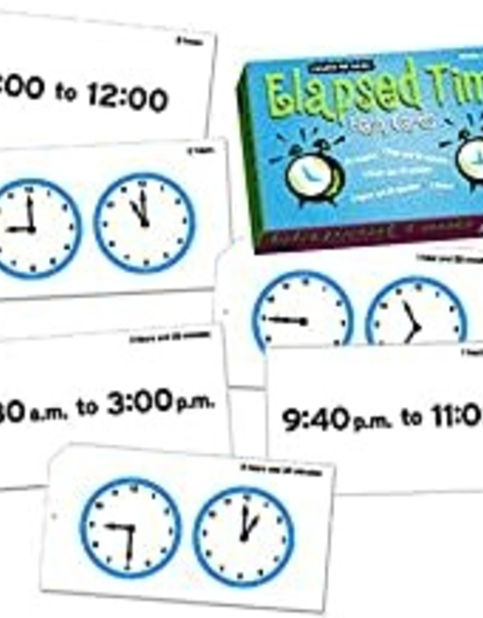 LEARNING ADVANTAGE ELAPSED TIME FLASH CARDS***