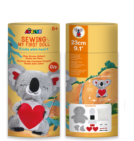 SCRATCH EUROPE My first Sewing Doll / KOALA WITH HEART