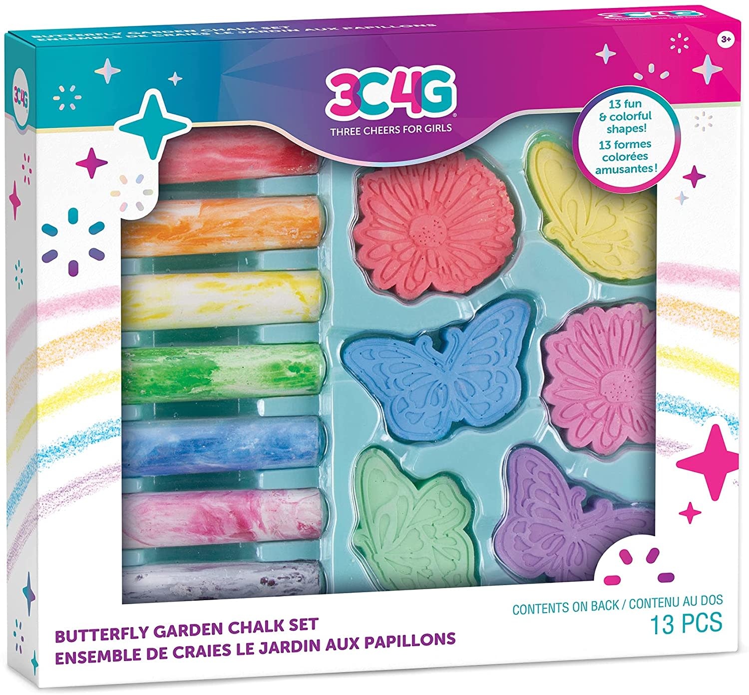 3C4G: Unicorn Rainbow Magic Chalk Set