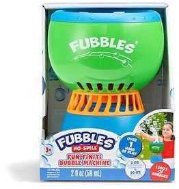 LITTLE KIDS Fubbles No-Spill Fun-Finiti Bubble Machine