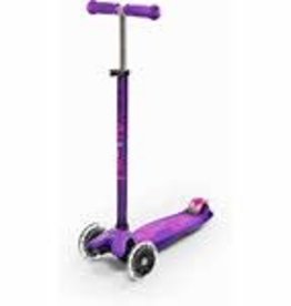 MICROSCOOTER MAXI DELUXE LED PURPLE SCOOTER