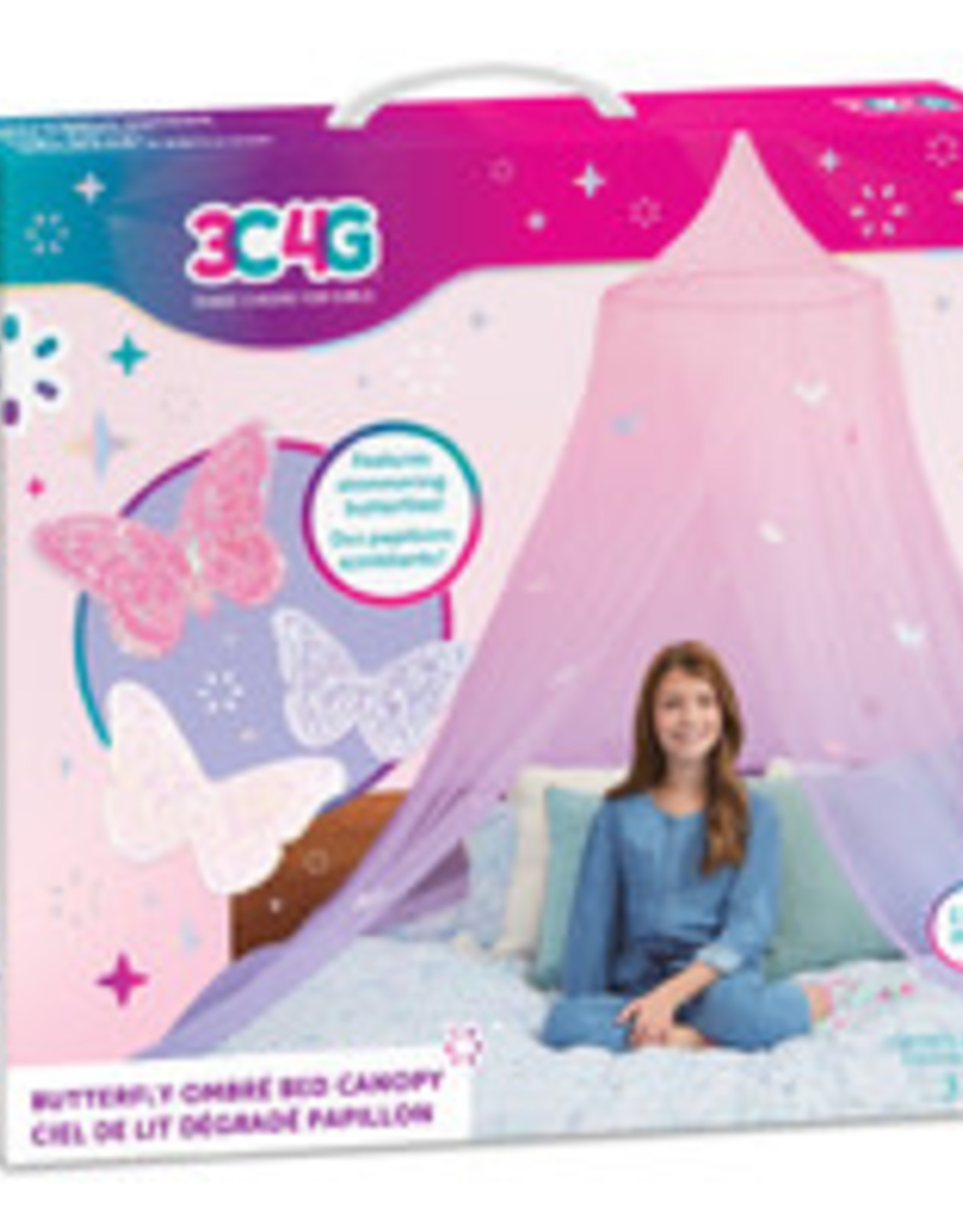 MAKE IT REAL Butterfly Ombre Canopy BED