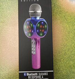 WIRELESS EXPRESS METALLIC EDITION MICROPHONE & LED SPEAKERS
