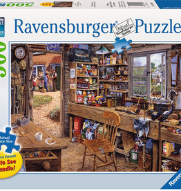 RAVENSBURGER DAD'S SHED LARGE FORMAT PUZZLE 500 PC