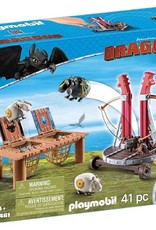 PLAYMOBIL DRAGON RACING: GOBBER THE BELCH WITH SHEEP