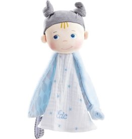 HABA ERIC BLUE CUDDLY LOVEY DOLL