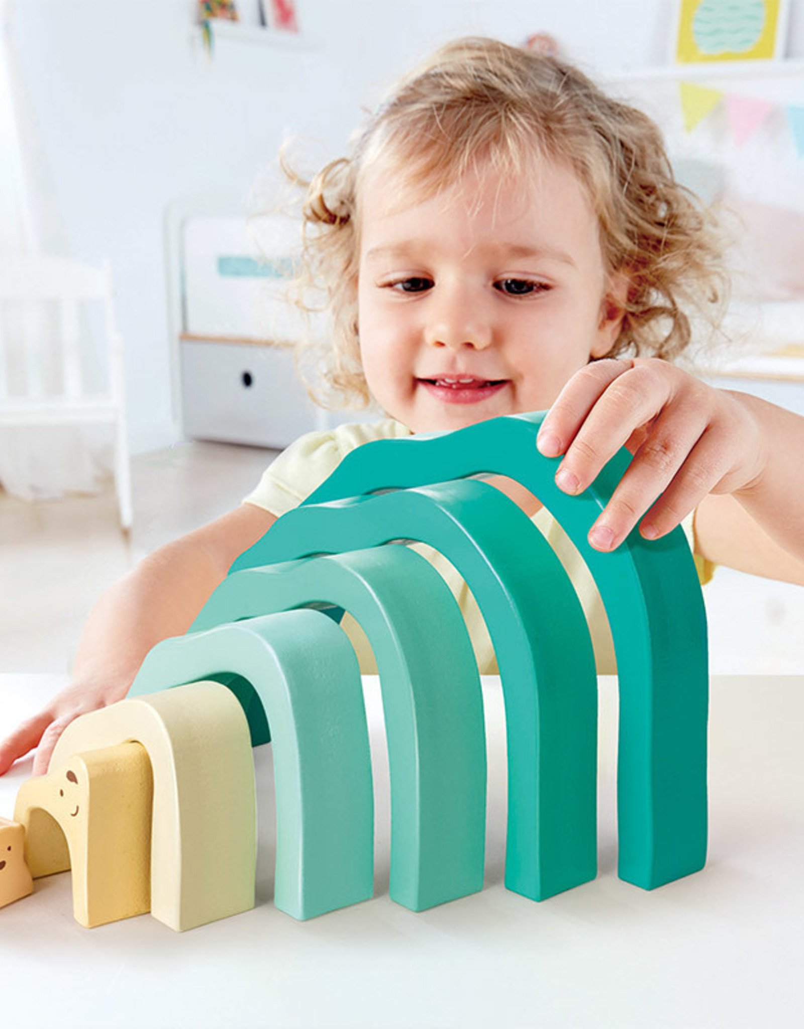 HAPE ARCTIC POLAR BEAR STACKING BLOCKS