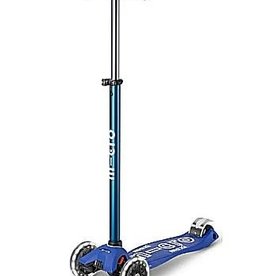 MICROSCOOTER BLUE/WHITE DELUXE LED MAXI