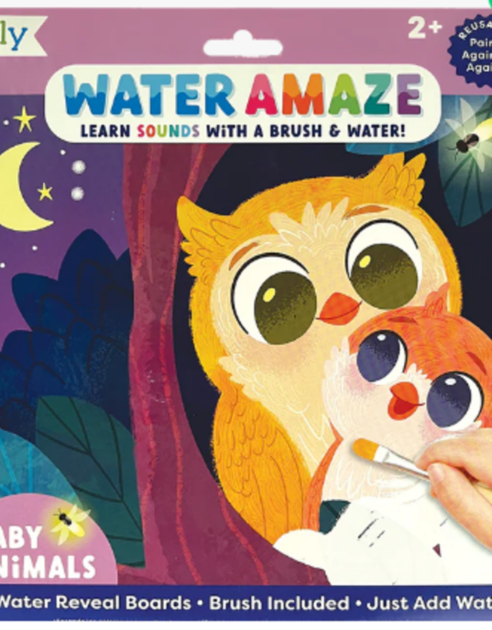 OOLY Water Amaze Water Reveal Boards  - Baby Animals