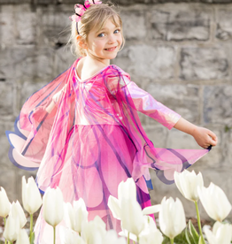 CREATIVE EDUCATION OF CANADA / GREAT PRETENDERS BUTTERFLY TWIRL DRESS W/ WINGS PINK 3-4