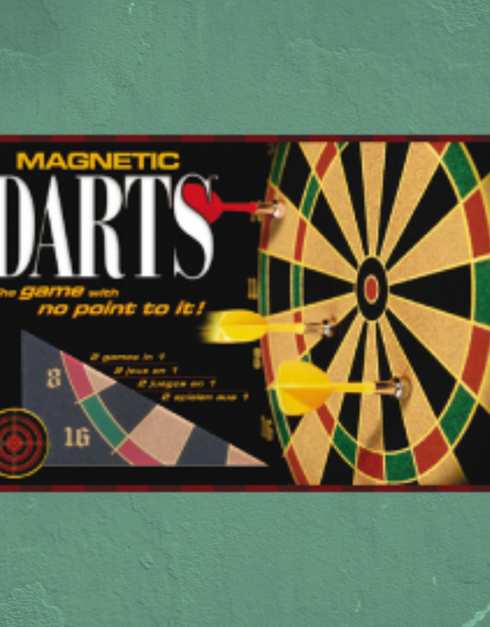 FAMILY GAMES MAGNETIC DARTS 2-SIDED