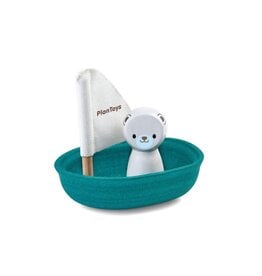 PLAN TOYS POLAR BEAR SAILING BOAT***