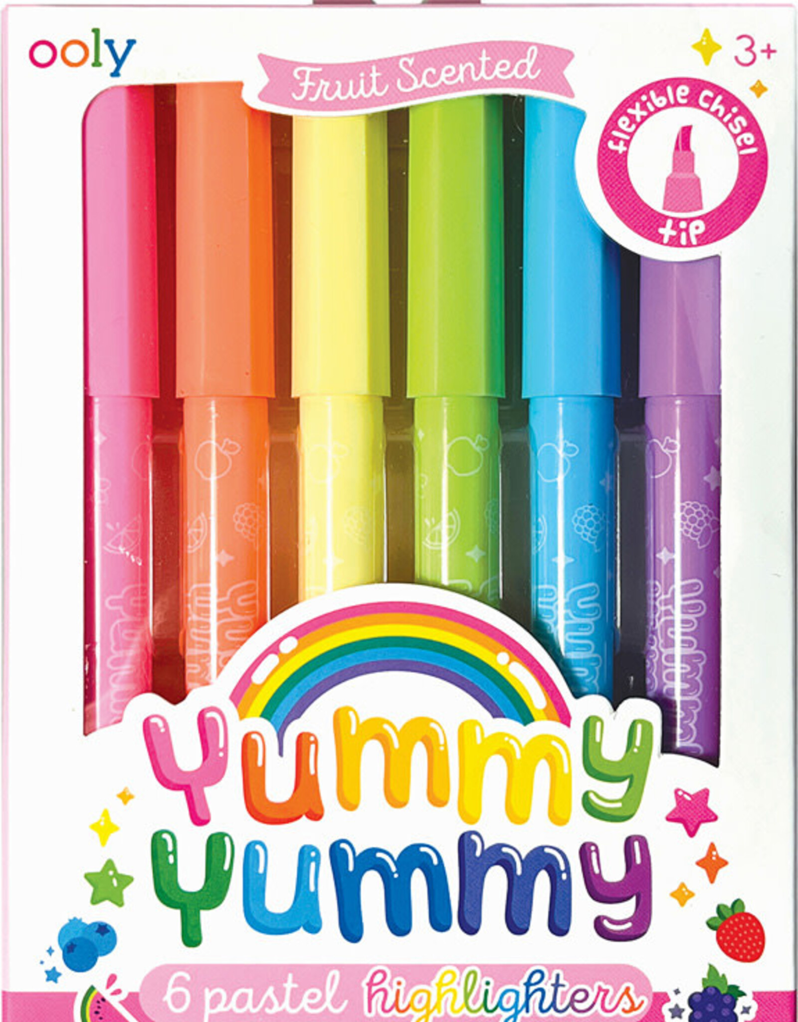 Yummy Scented Pastel Highlighters 6 pC - Circle of Knowledge