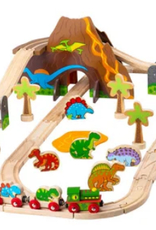 BIGJIGS TOYS DINOSAUR RAILWAY SET