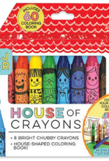 BRIGHT STRIPES HOUSE OF CRAYONS W/ COLORING BOOK