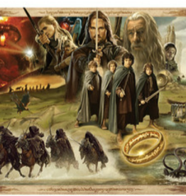 RAVENSBURGER Fellowship  of the Ring PUZZLE 2000 pc